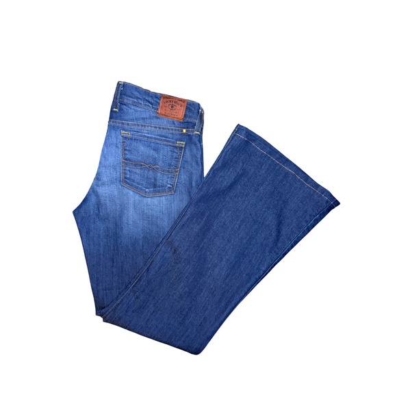 Lucky Brand Denim - Lucky Brand Charlie Flare Women Sz 6/28 Blue Denim Bootcut Jeans